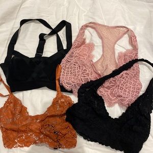 Victoria’s Secret, AE, and Aritzia bralette bundle